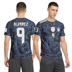 Alvarez 9 2026 World Cup Argentina Away AOP T-Shirt