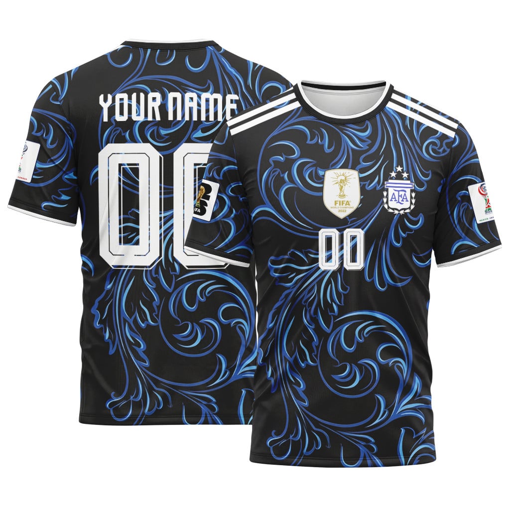 Argentina 2026 World Cup Away Personalized AOP T-Shirt