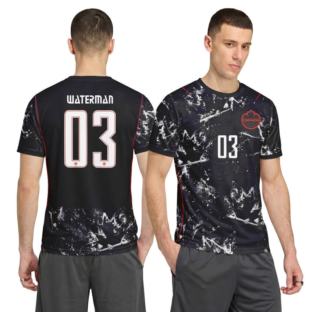 Waterman 3 2026 World Cup Canada Away AOP T-Shirt