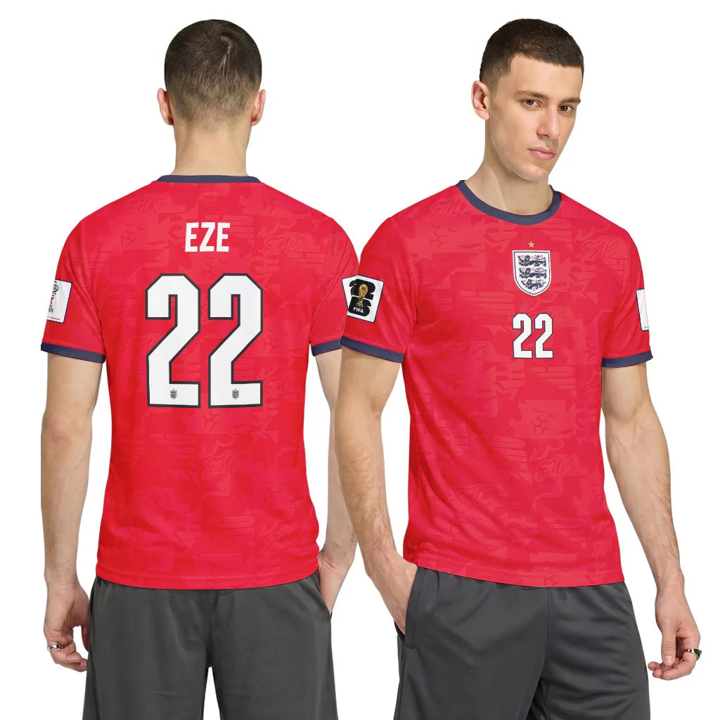 Eze 22 Away AOP T-Shirt 2026 World Cup England