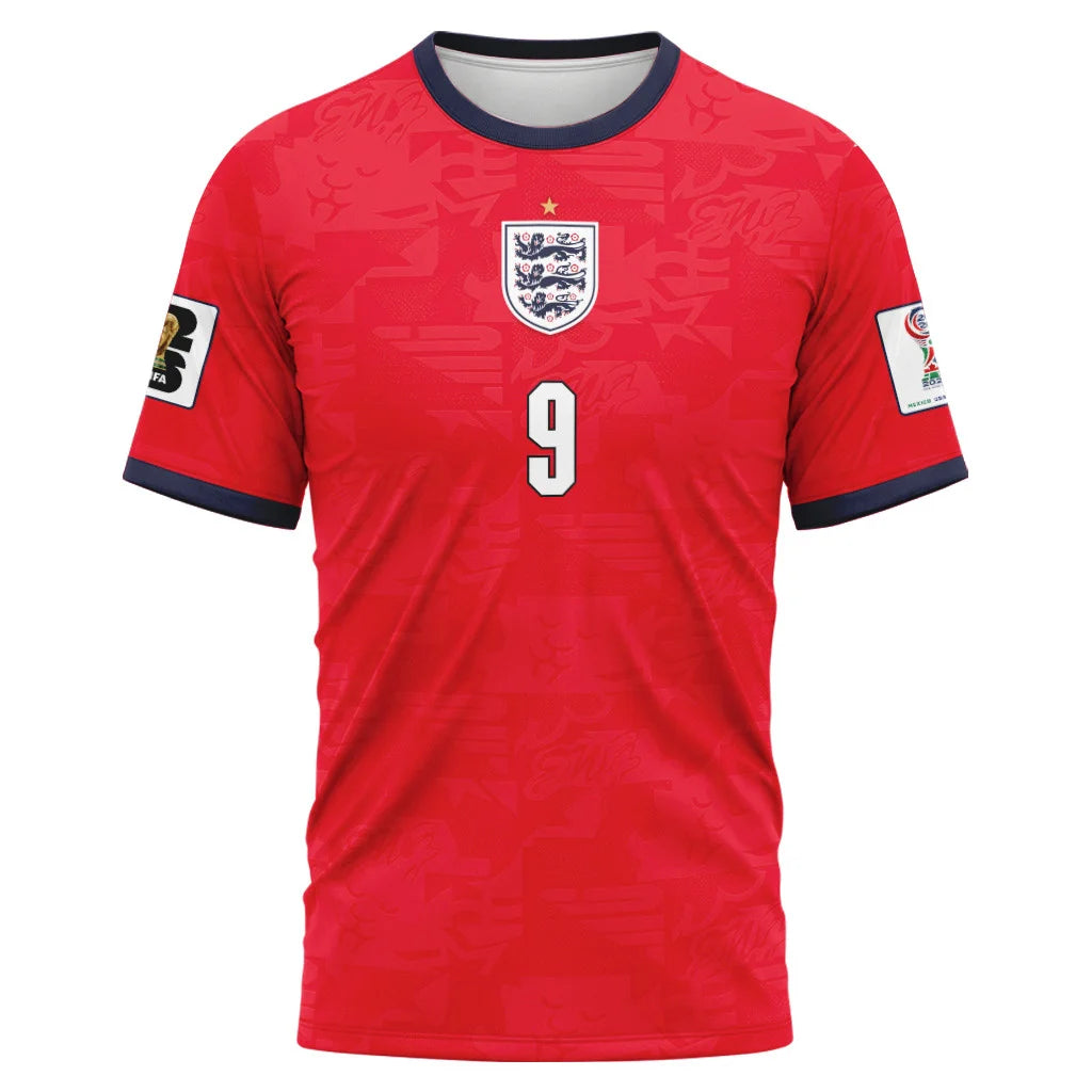 Kane 9 Away AOP T-Shirt 2026 World Cup England