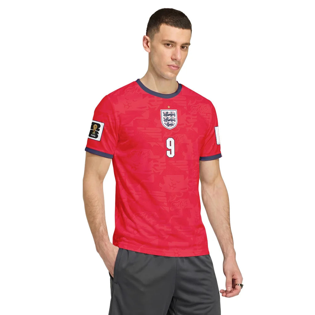 Kane 9 Away AOP T-Shirt 2026 World Cup England