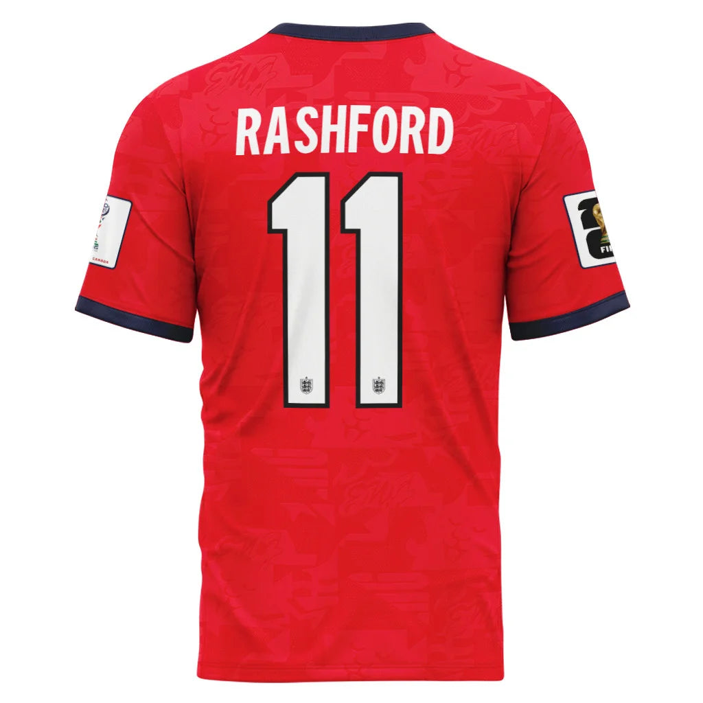 Rashford 11 Away AOP T-Shirt 2026 World Cup England