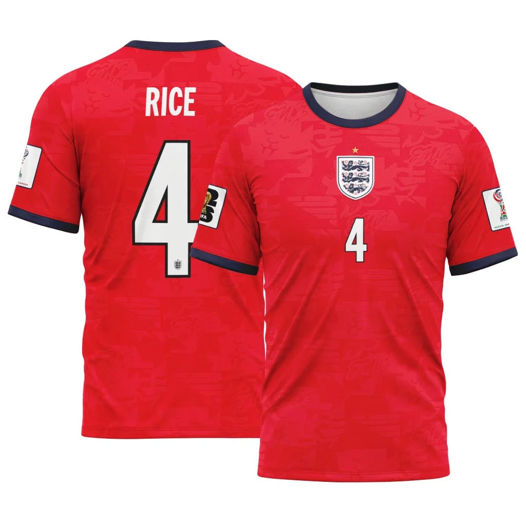 Rice 4 Away AOP T-Shirt 2026 World Cup England