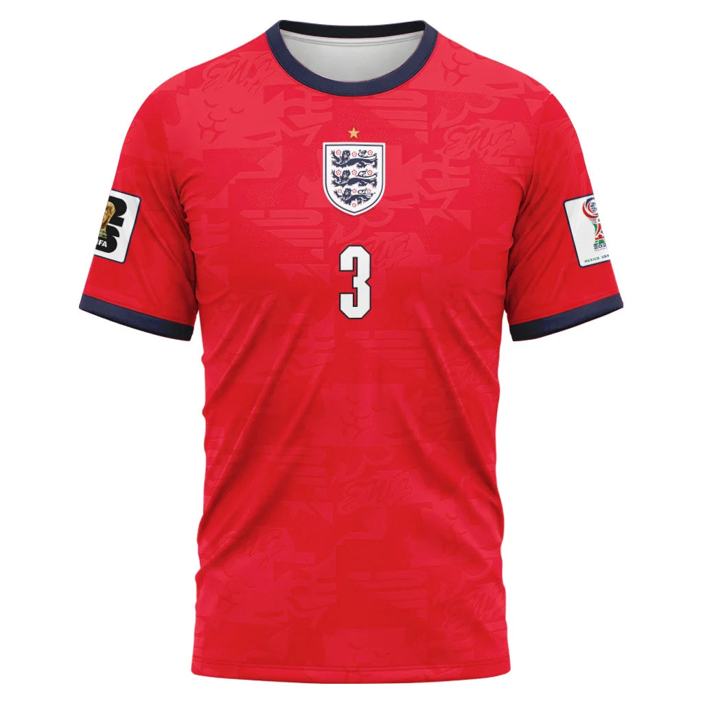 Shaw 3 Away AOP T-Shirt 2026 World Cup England