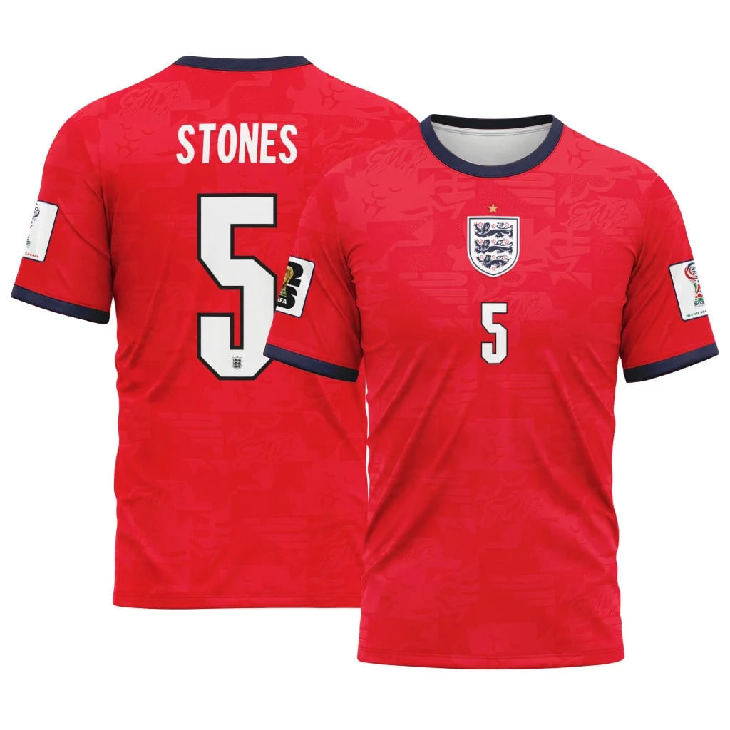 Stones 5 Away AOP T-Shirt 2026 World Cup England