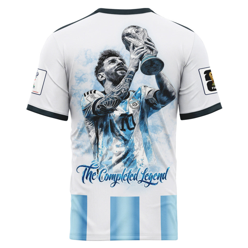Lionel Messi 10 Argentina World Cup Tribute AOP T-Shirt