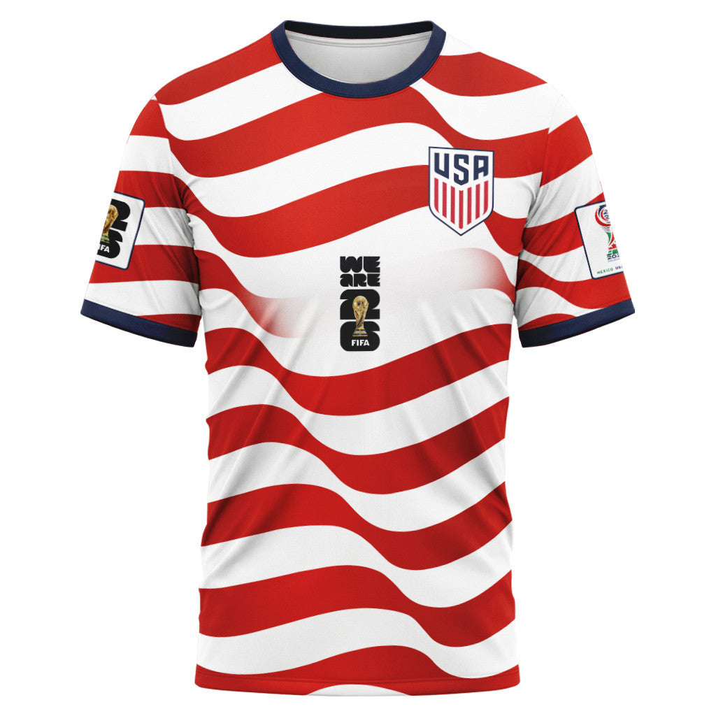 Tyler Adams 4 AOP T-Shirt 2026 USA World Cup