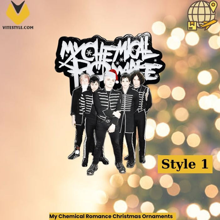 My Chemical Romance Christmas Ornaments