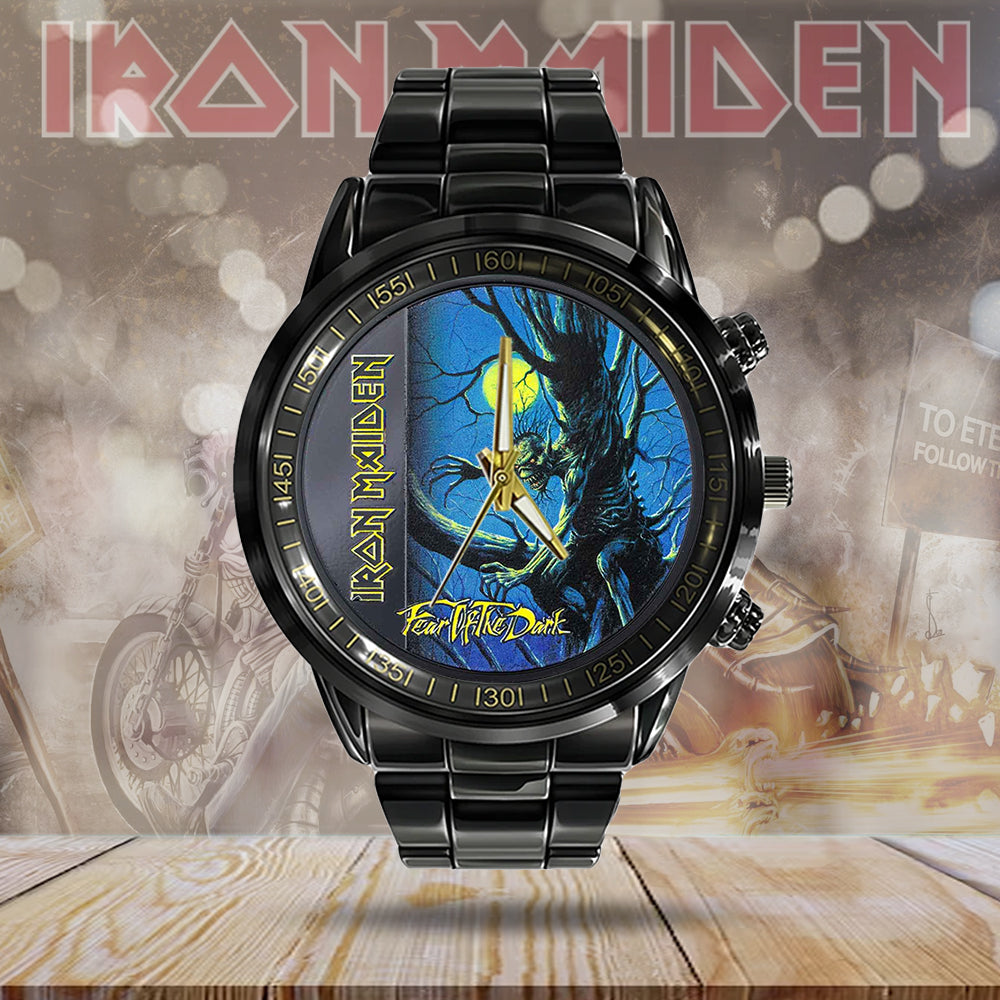 Iron Maiden Black Stainless Steel Watch - MAITM 11249