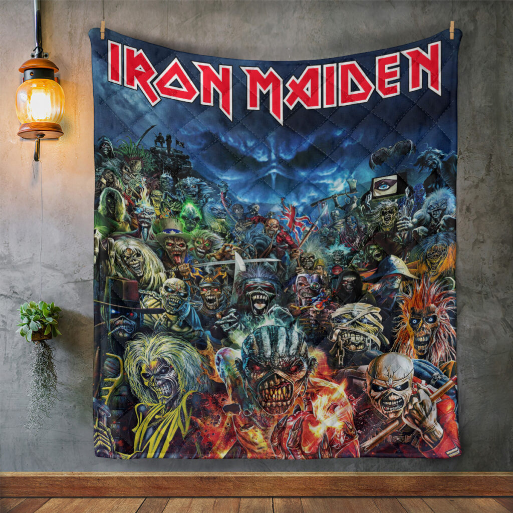 Iron Maiden Quilt Blanket - MAITM 10839