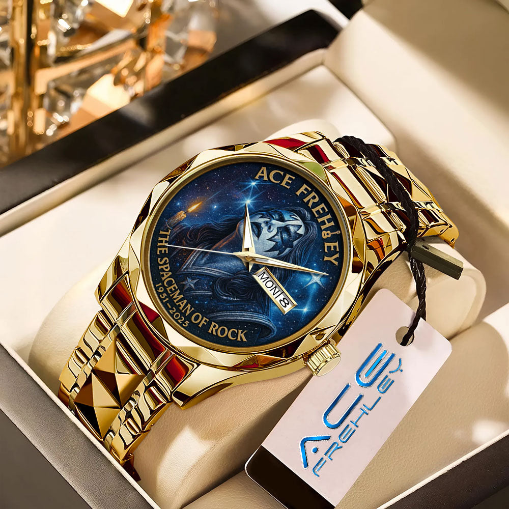 KISS  x Ace Frehley Alloy Luxury Quartz Watch - MAITM13471