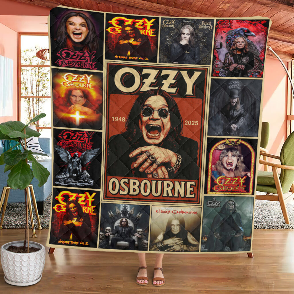Ozzy Osbourne Quilt Blanket – MAITM 12566
