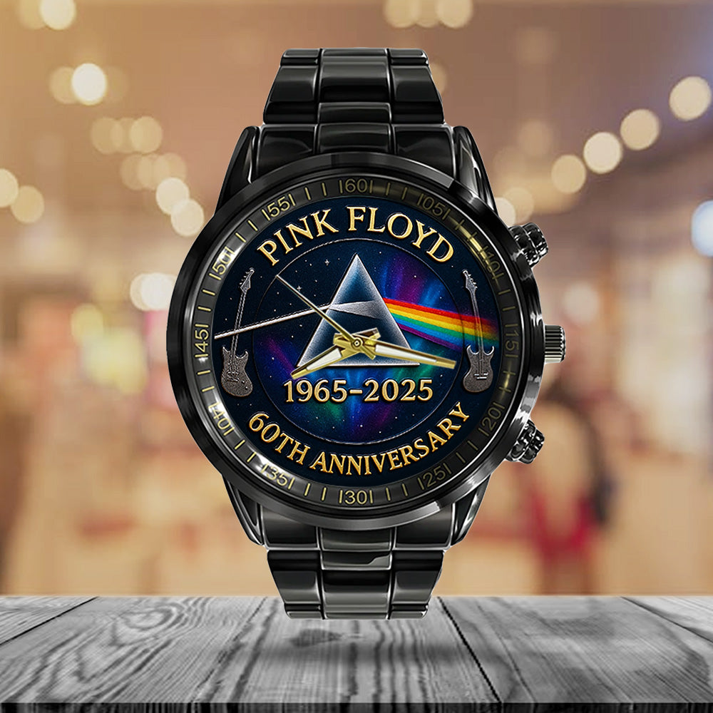 Pink Floyd Black Stainless Steel Watch - MAITM12563