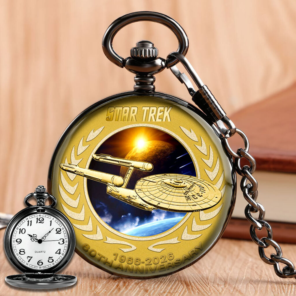 Star Trek 60th Anniversary Pocket Watch - MAITM12610