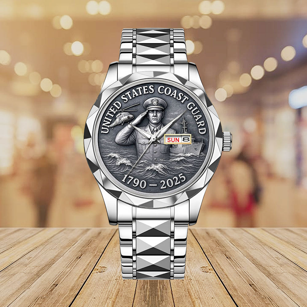 US Coast Guard 2025 Anniversary Alloy Luxury Quartz Watch - MAITM12902
