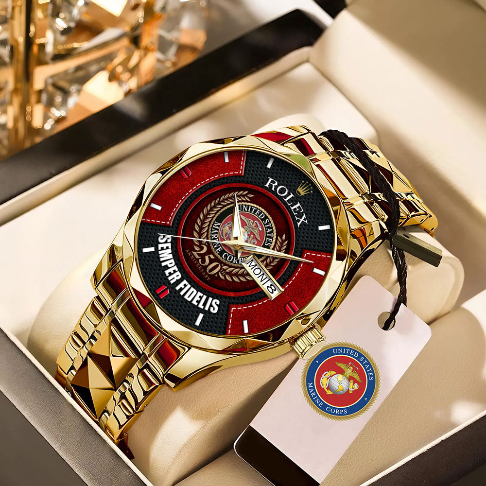 US Marine Corps x Rolex Alloy Luxury Quartz Watch - MAITM 12243