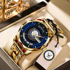 US Navy Alloy Luxury Quartz Watch - MAITM 12494