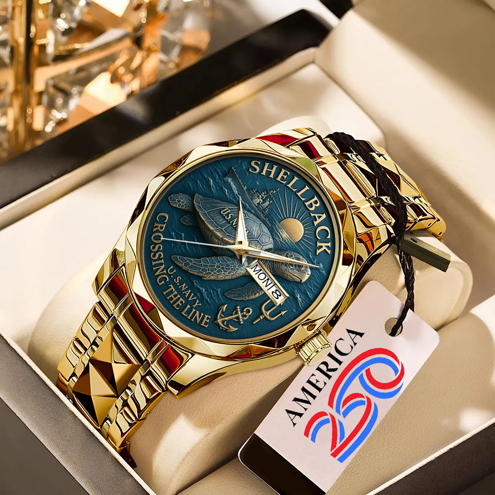 US Navy Alloy Luxury Quartz Watch - MAITM12656