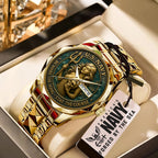 US Navy Alloy Luxury Quartz Watch - MAITM12726