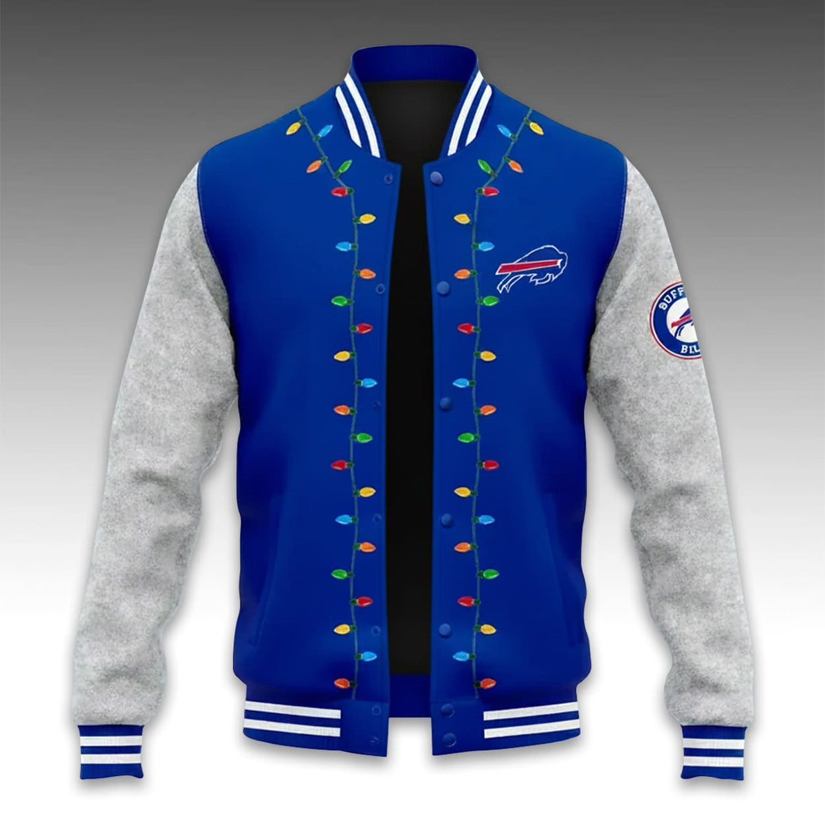 2025 Bills Holiday Touchdown Christmas Jacket