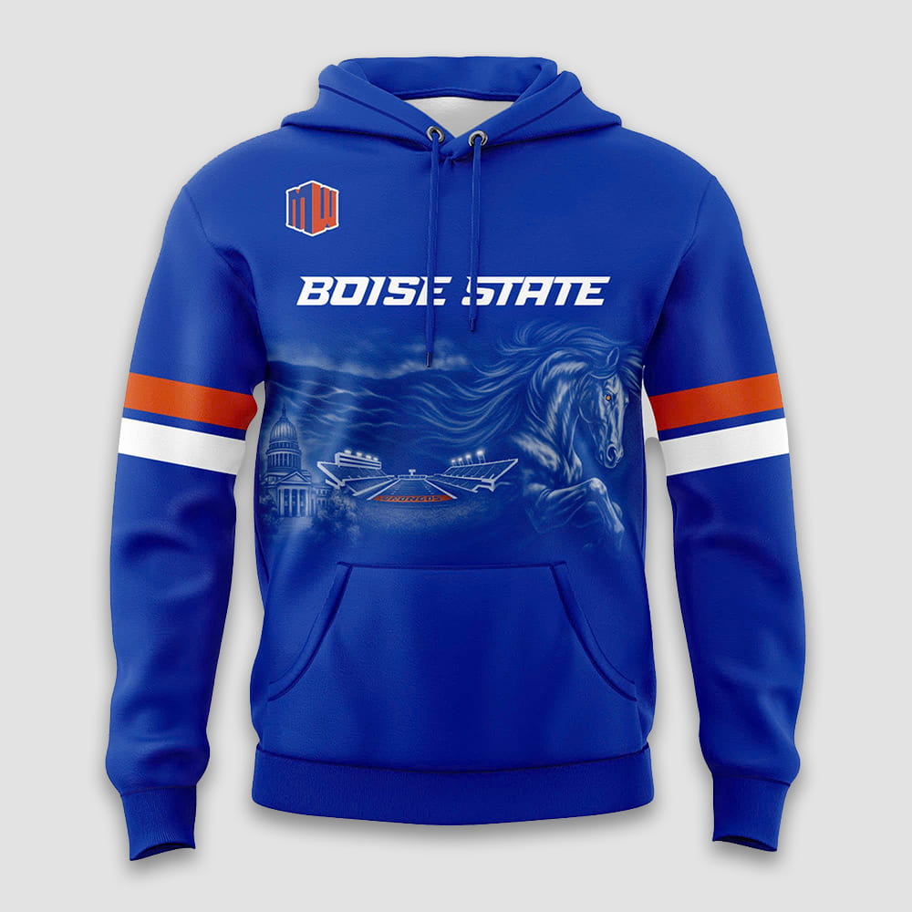 2025 Boise State Front Porch Of Idaho Hoodie