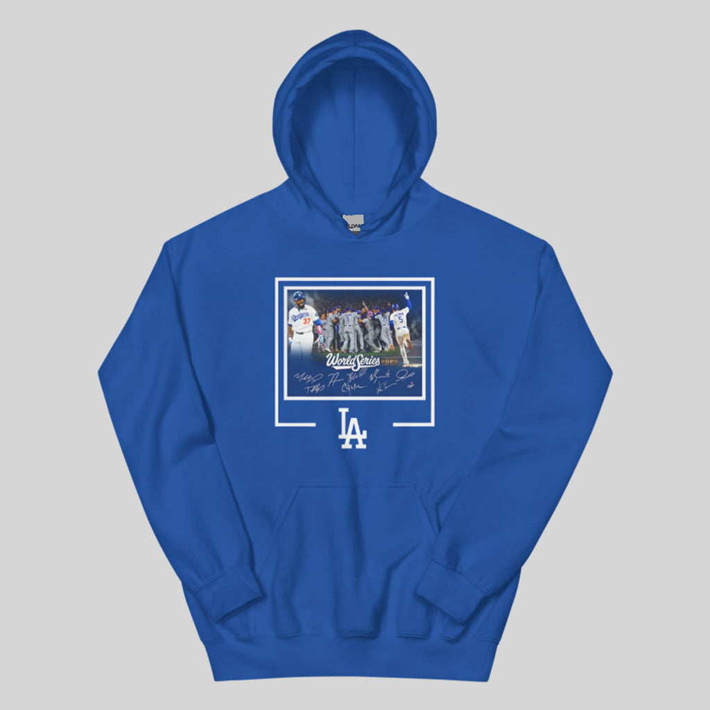 2025 Dodgers Autographed World Series Signatures Shirt