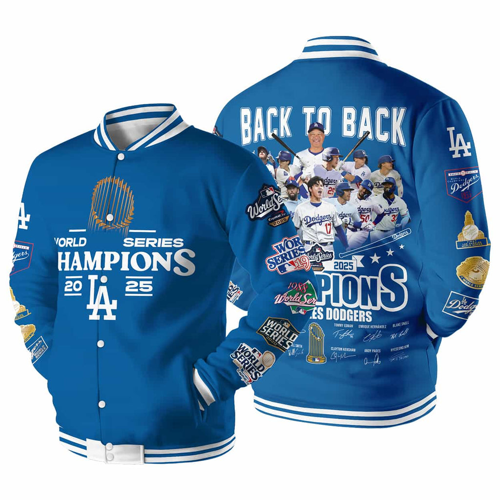 2025 Dodgers World Series Champions Baseball Jacket