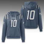 2025 Drake Maye Patriots Rivalries Waffle Hoodie
