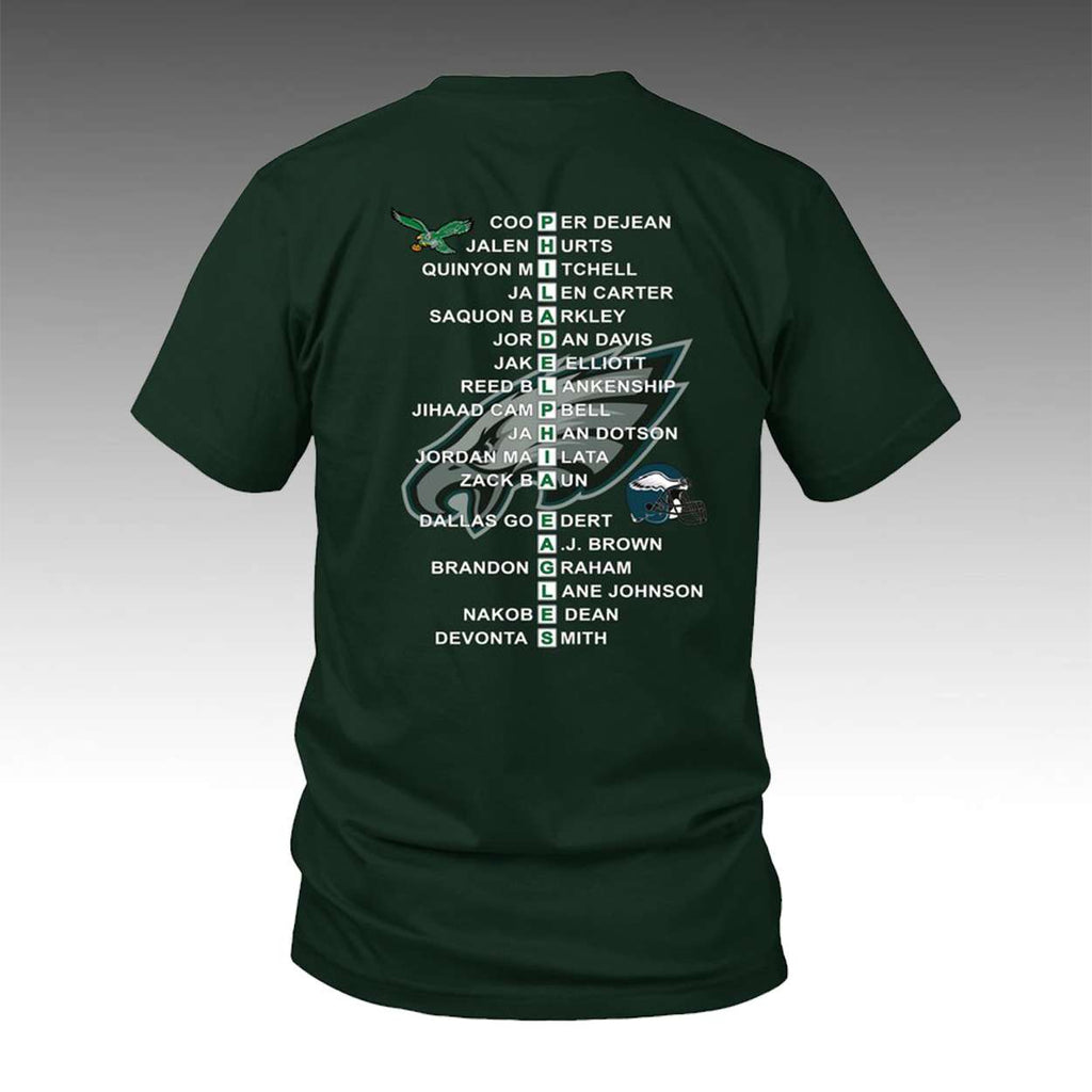 2025 Eagles NFC East Champs Two-Sided Shirt