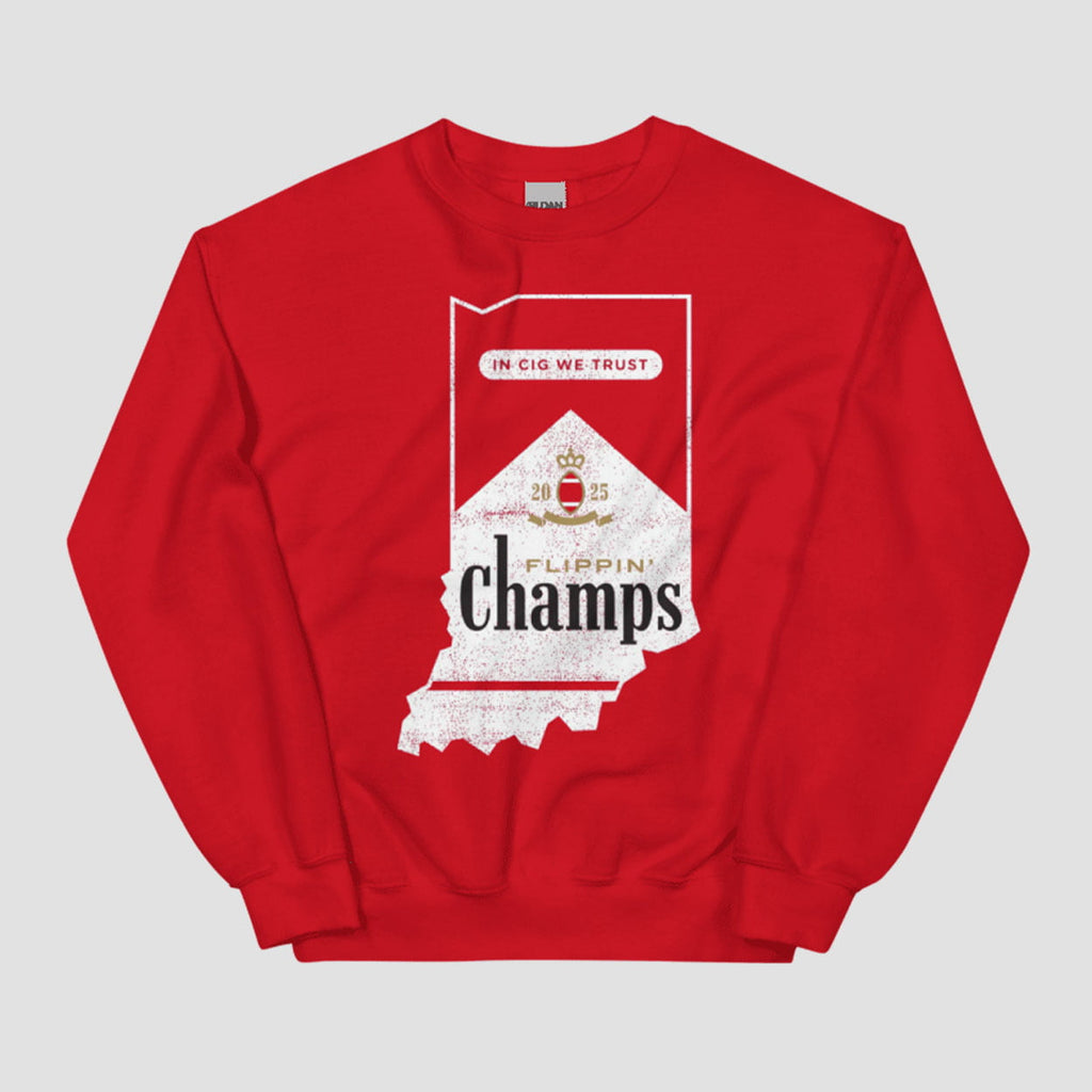 2025 Indiana Football Flippin Champs In Cig We Trust Shirt