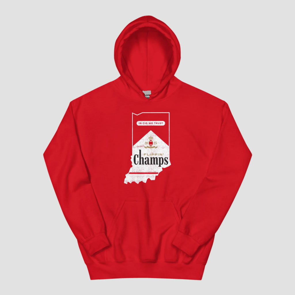 2025 Indiana Football Flippin Champs In Cig We Trust Shirt