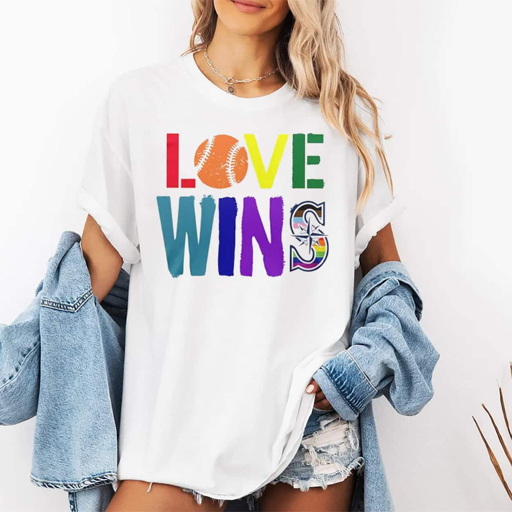2025 Julio Rodriguez Mariners Love Wins Shirt