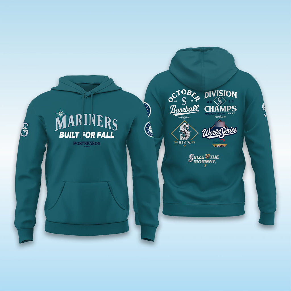 2025 Mariners Seize The Moment World Series Hoodie
