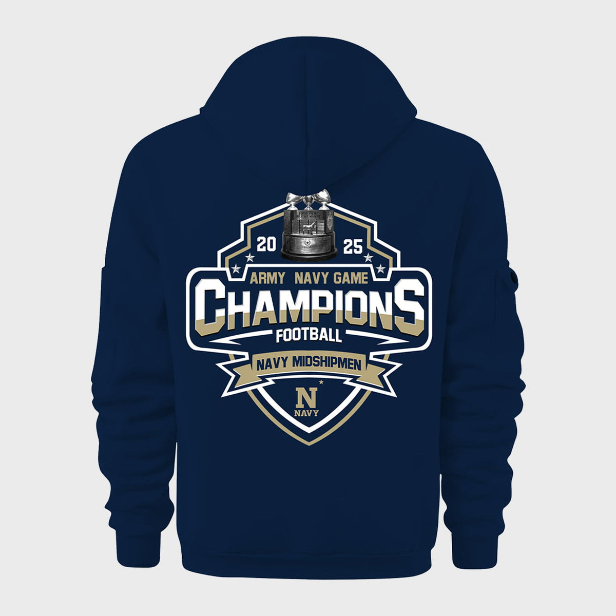 2025 Navy Midshipmen Commander-in-Chief’s Trophy Champions Quarter Zip Hoodie