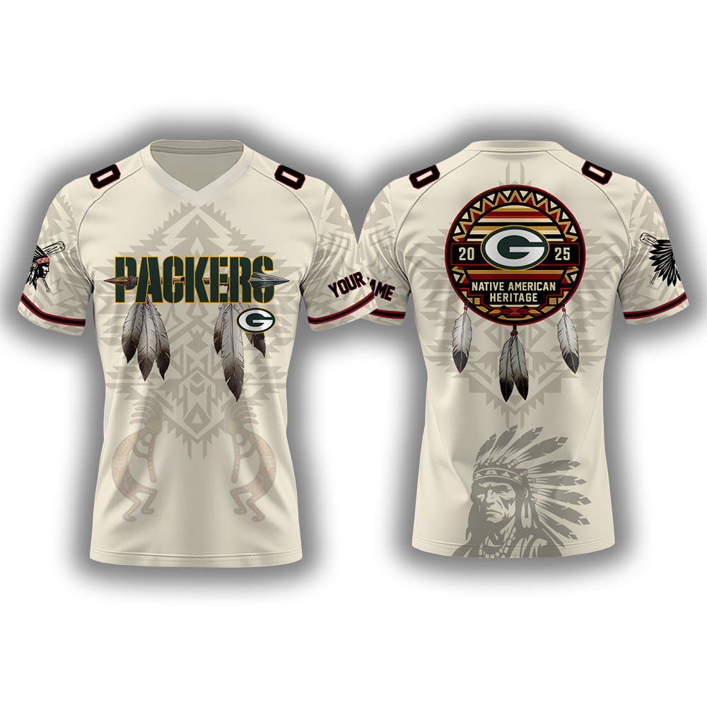 2025 Packers x Native American Heritage Month Personalized Jersey