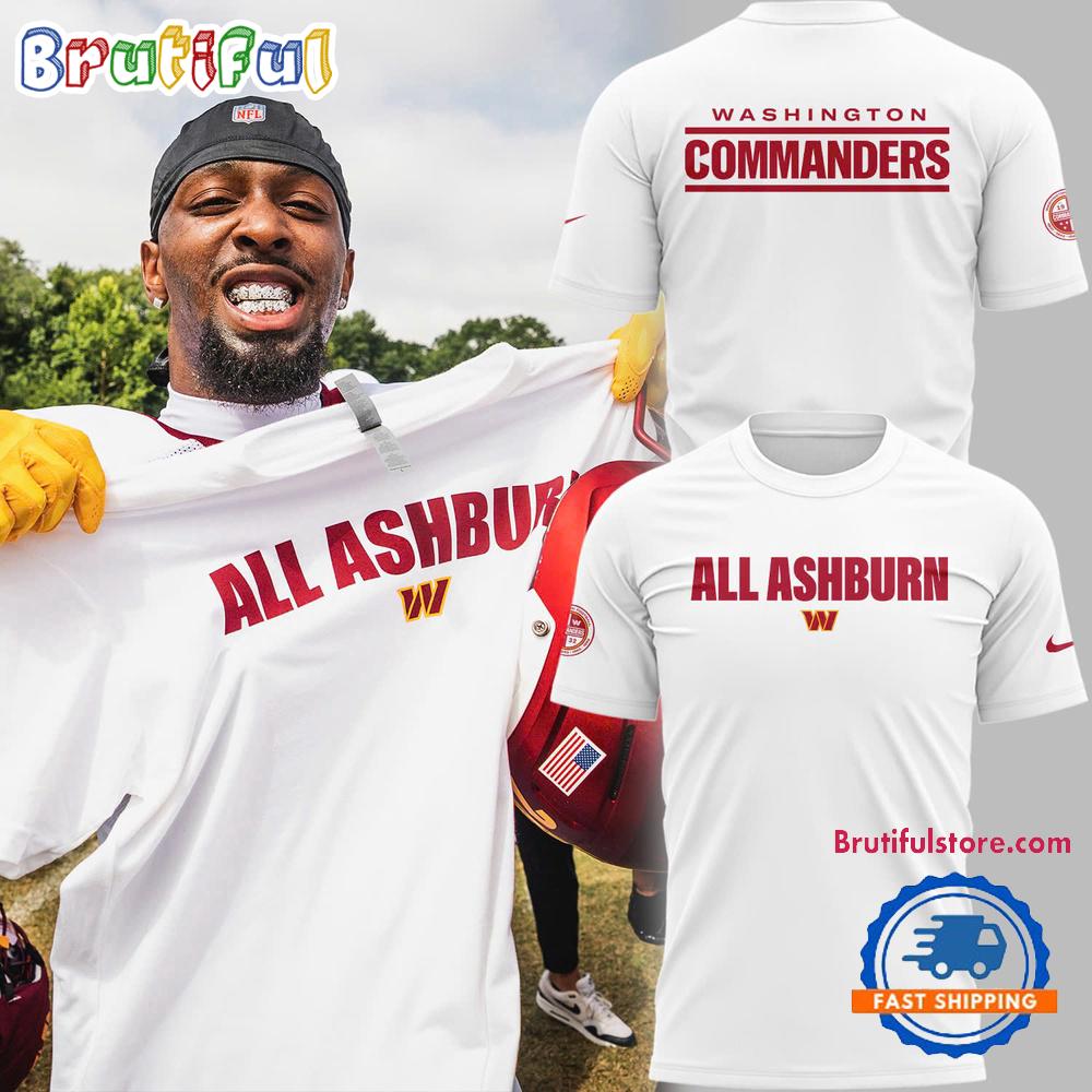 2025 All Ashburn Washington Commanders T Shirt