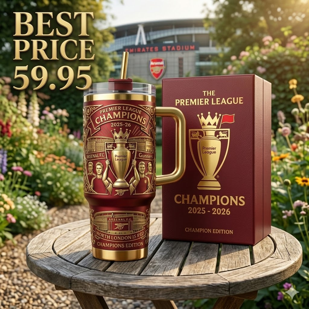 Arsenal 2026 EPL Champions Tumbler