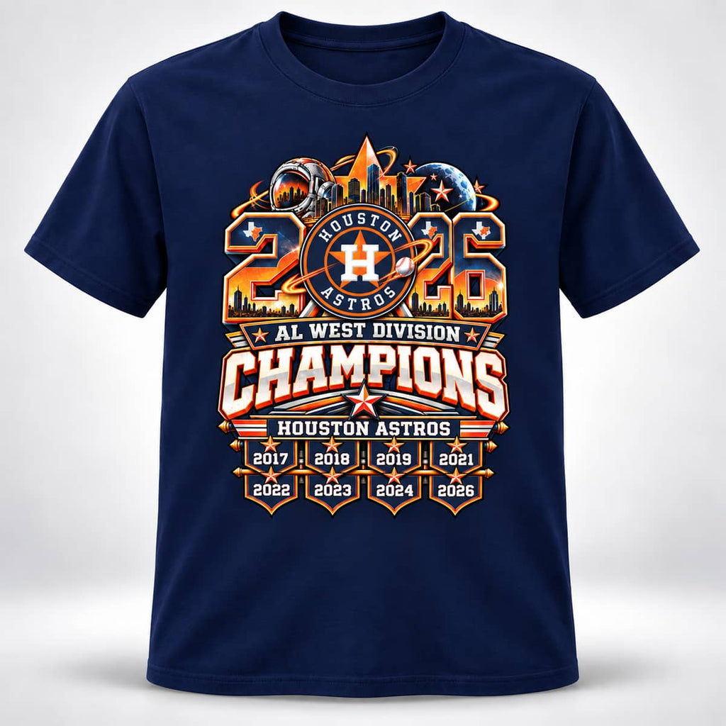 2026 Astros AL West Division Champions Shirt
