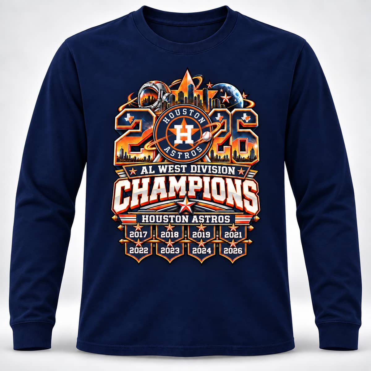 2026 Astros AL West Division Champions Shirt