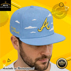 2026 Atlanta Braves The Simpsons Clouds Hat