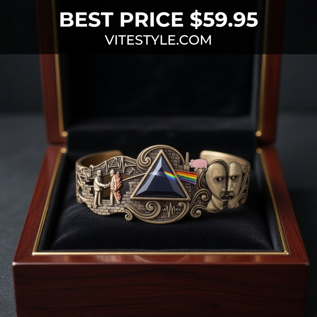 BEST Pink Floyd Tribute Cuff Bracelet