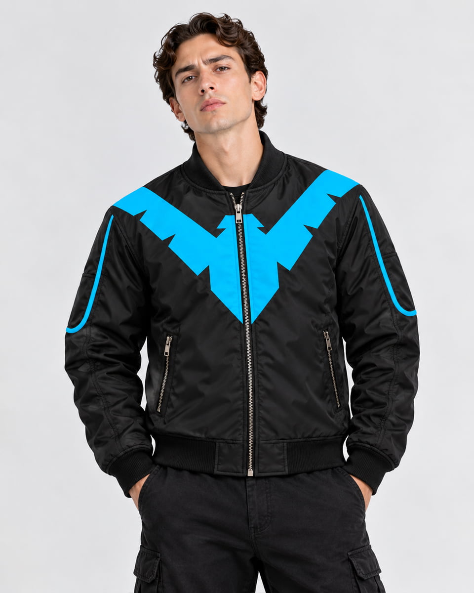 2026 Dick Grayson Nightwing Bomber Jacket