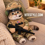 Doggy Soldier Funny Soldier Pet Costume