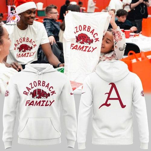 2026 Family Arkansas Razorbacks Men’s Basketball Hoodie