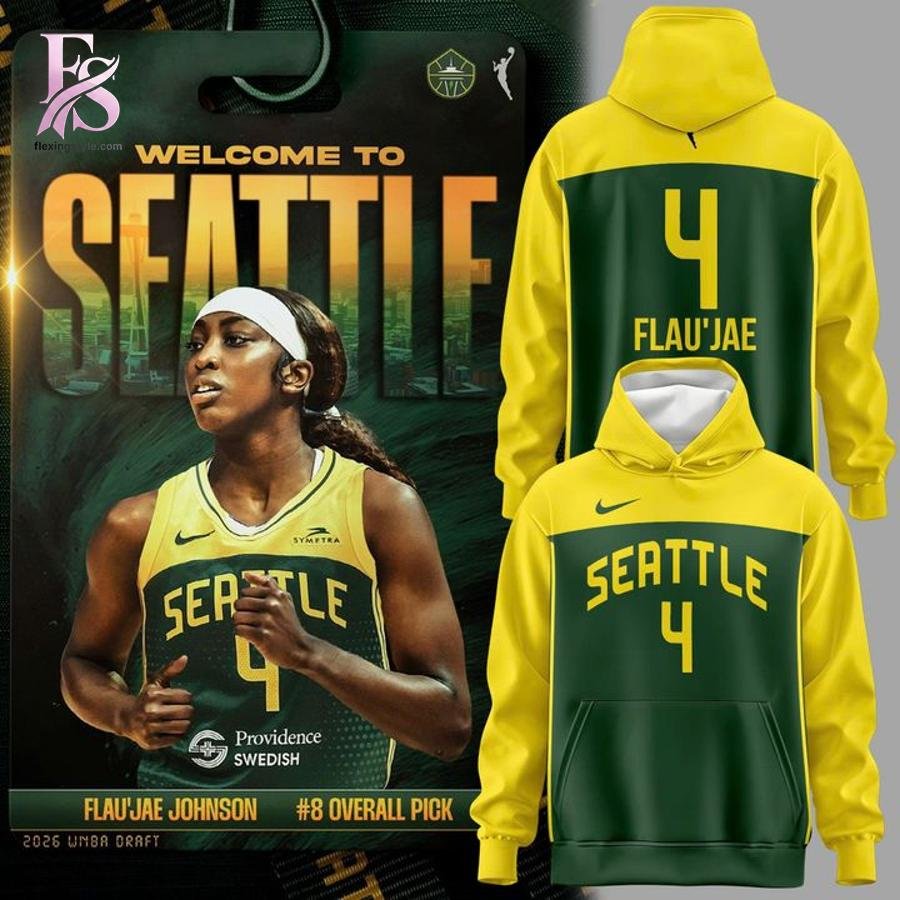 2026 Flau’jae Johnson Seattle Storm Hoodie