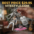 HOT Elvis Presley The King Keychain
