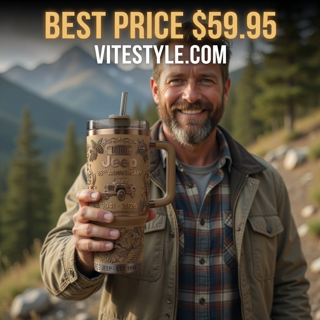 HOT Jeep 85th Anniversary Commemorative Tumbler