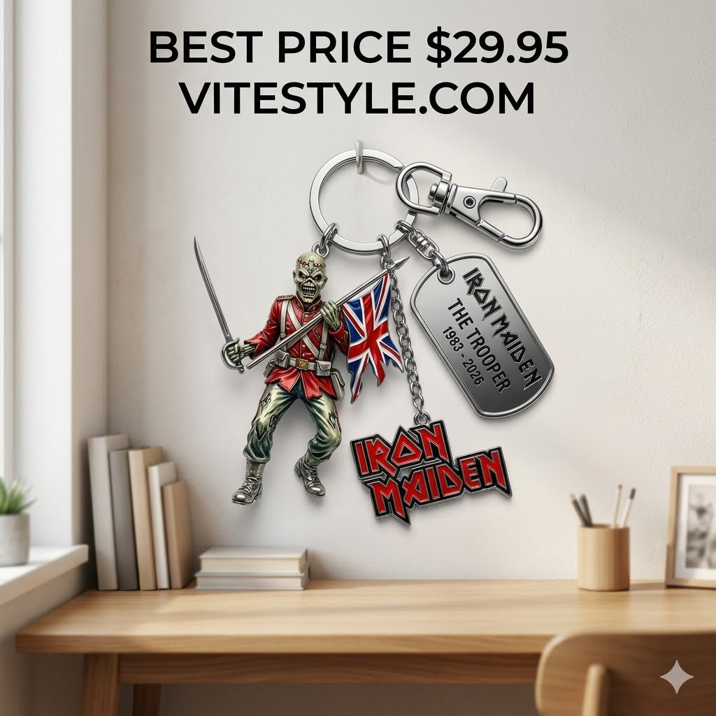 Iron Maiden The Trooper Keychain