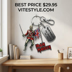 Iron Maiden The Trooper Keychain